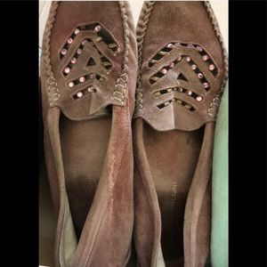 Pale Rose Studio Pollini Flats, Size 38